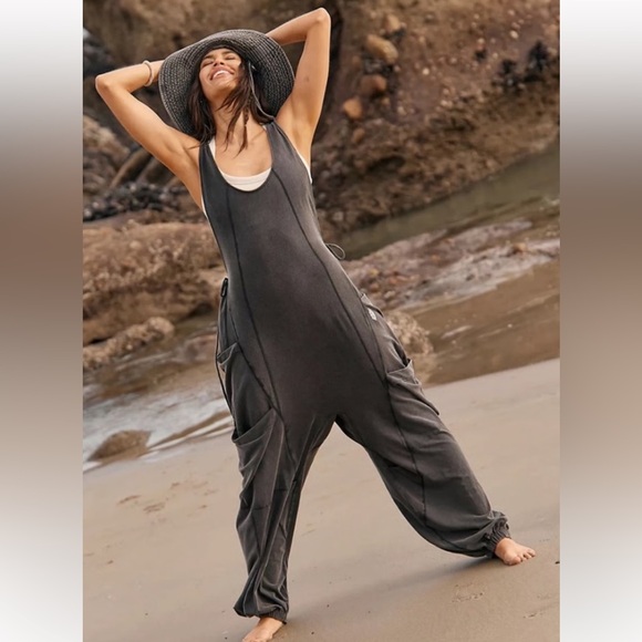 Free People Movement Brown Infinity Onesie Size M - Picture 9 of 16